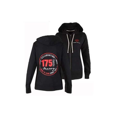 MASSEY FERGUSON 175TH WOMEN'S RE-FLEECE FULL ZIP HOODIE product image