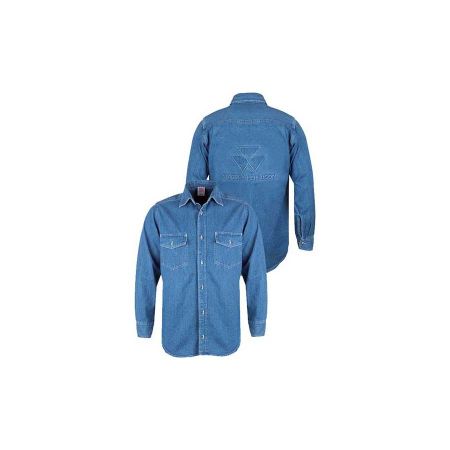 MASSEY FERGUSON EMBOSSED DENIM SHIRT product image